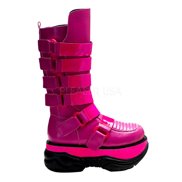 platform festival boots